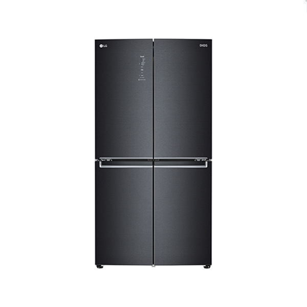 [비에스] LG 870L 4도어 냉장고 더블매직스페이스 맨해튼 미드나잇 F873MT55E / 의무사용기간 48개월 / 등록비 면제 - 렌탈플래너
