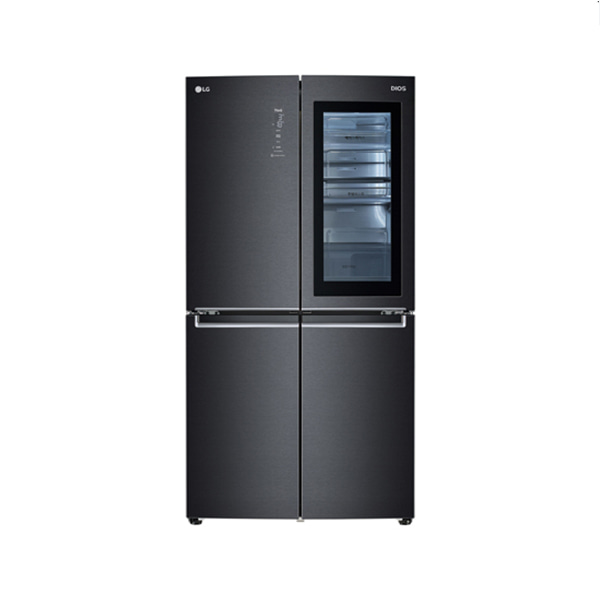 [비에스] LG 870L 4도어 냉장고 매직스페이스 맨해튼 미드나잇 F873MT95E / 의무사용기간 48개월 / 등록비 면제 - 렌탈플래너
