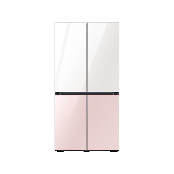 [웰릭스] 삼성 870L 4도어 비스포크 냉장고 화이트+핑크 RF85T9141APWP / 의무사용기간 36/48/60개월 / 등록비 면제 - 렌탈플래너